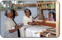 Photograph of the Handloom Textile Weaving Centre